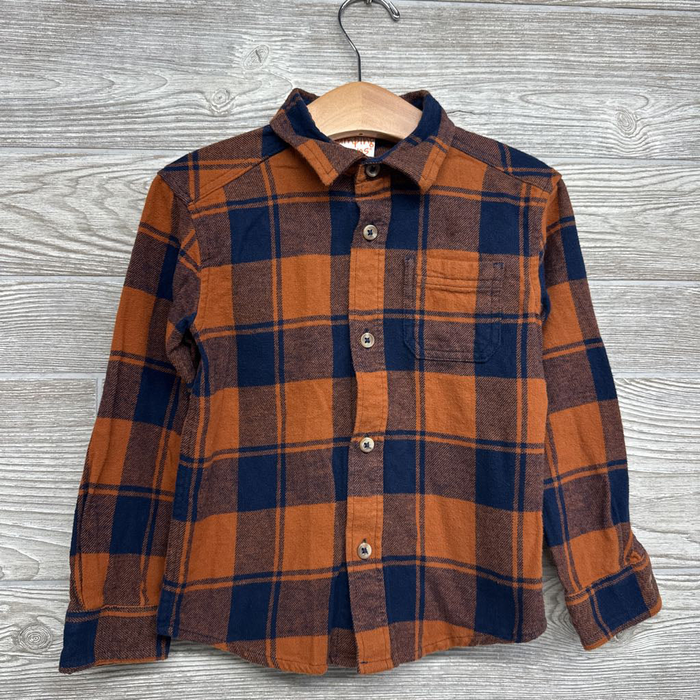 Flannel Button Up Shirt 4t