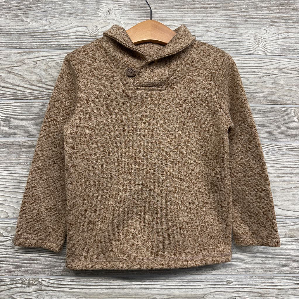 Shawl Collar Sweater Fleece Shirt 4t