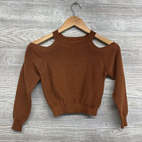 Cold Shoulder Sweater 8-9
