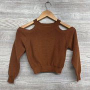Cold Shoulder Sweater 8-9