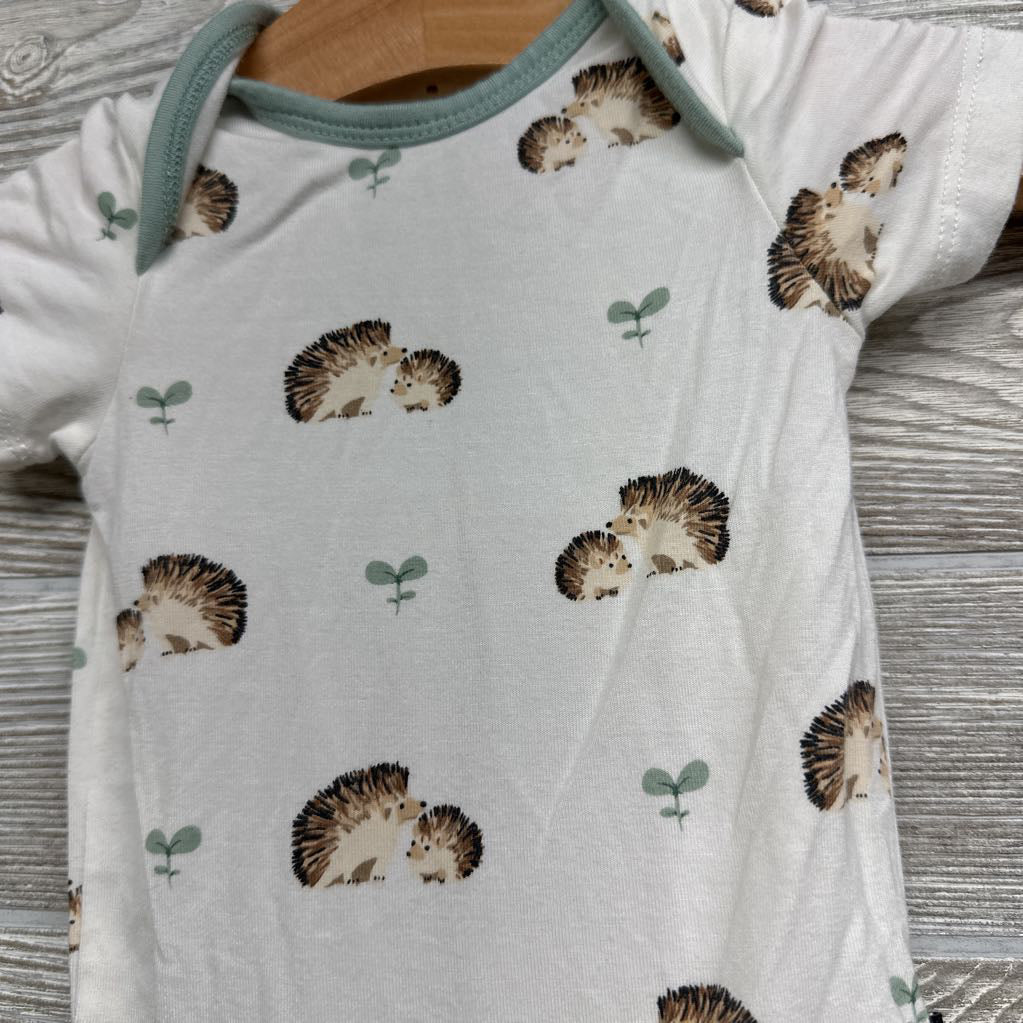 Bamboo Bodysuit Hedgehogs 0-3M