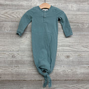 Knotted Henley Gown 0-6M