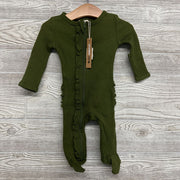 NEW Waffle Knit Ruffle Outfit 3-6M