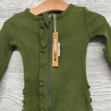 NEW Waffle Knit Ruffle Outfit 3-6M