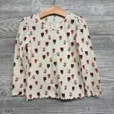 Ribbed LS Shirt Flowers 5