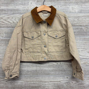 Denim Jacket Corduroy Collar 6-6x
