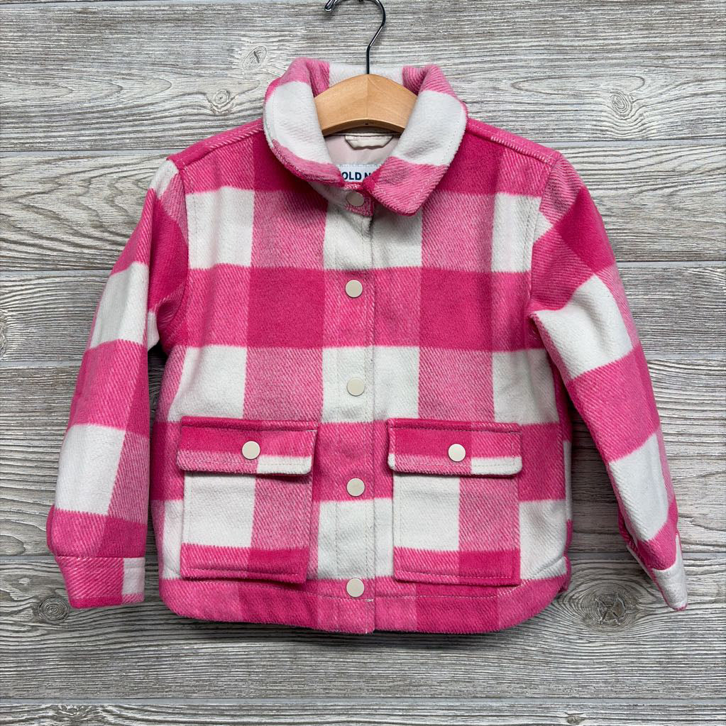 Plaid Button Up Shacket 4t