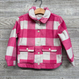 Plaid Button Up Shacket 4t
