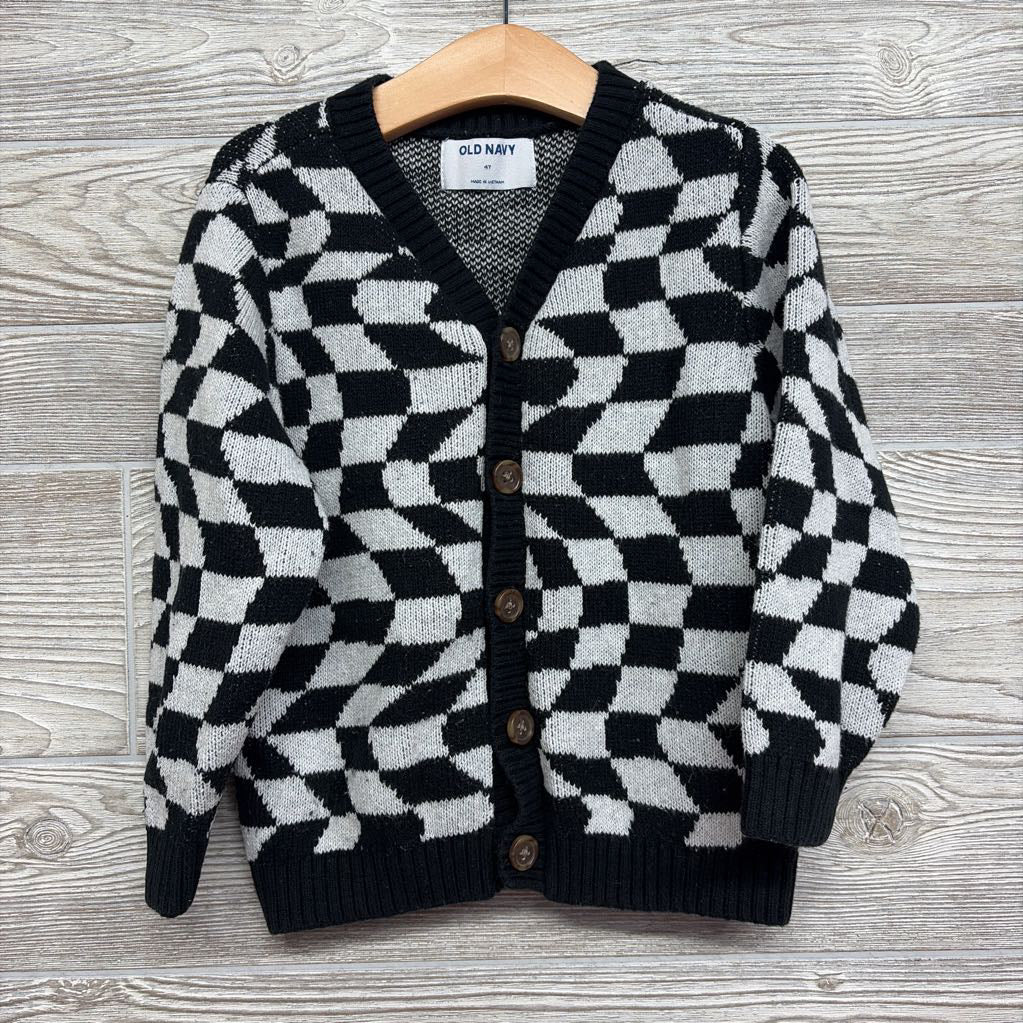 Cardigan Sweater Printed 4t