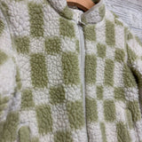 Sherpa Jacket Gingham 4t