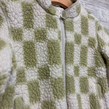Sherpa Jacket Gingham 4t