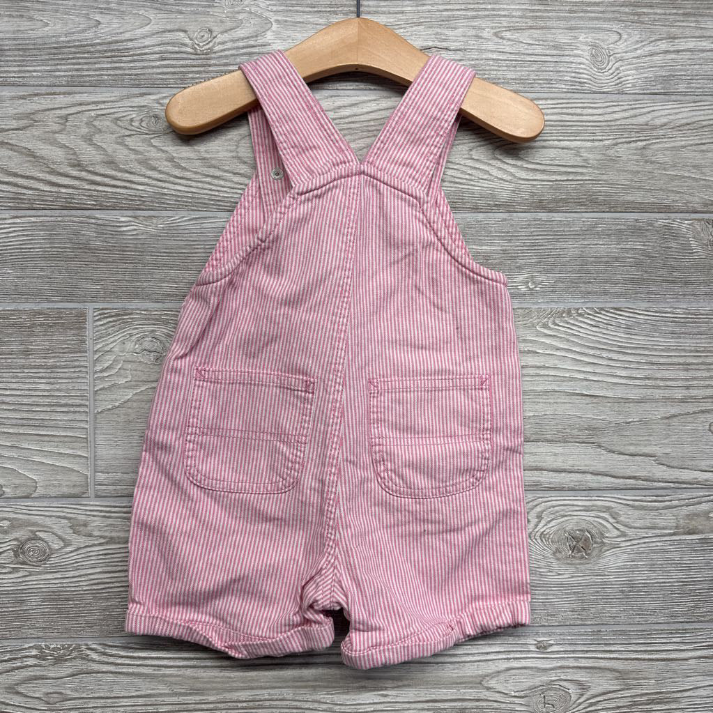 Striped Shortalls 2t