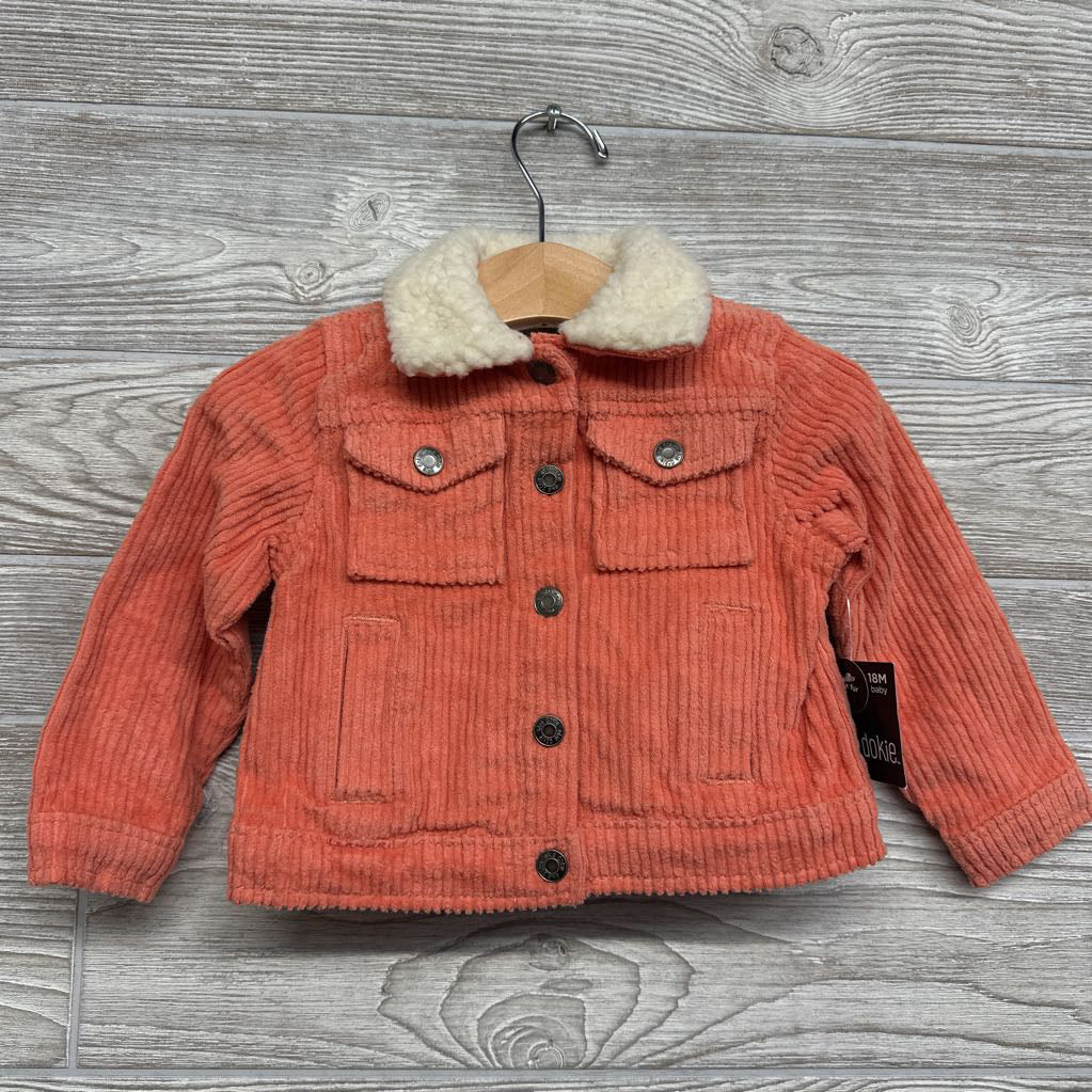 NEW Corduroy Jacket Sherpa Collar 18M