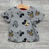 Shortalls & Shirt Mickey 3-6M