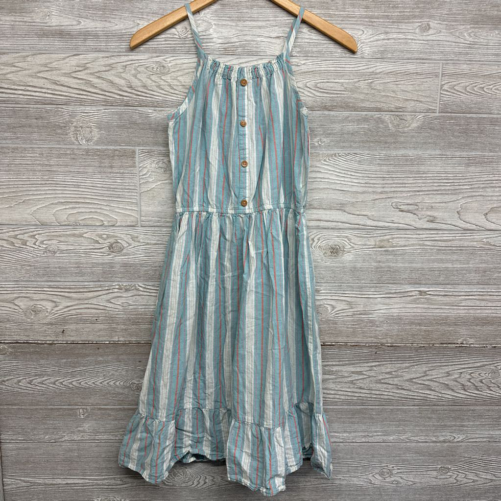 Linen Tank Dress Stripes 14