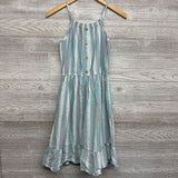 Linen Tank Dress Stripes 14