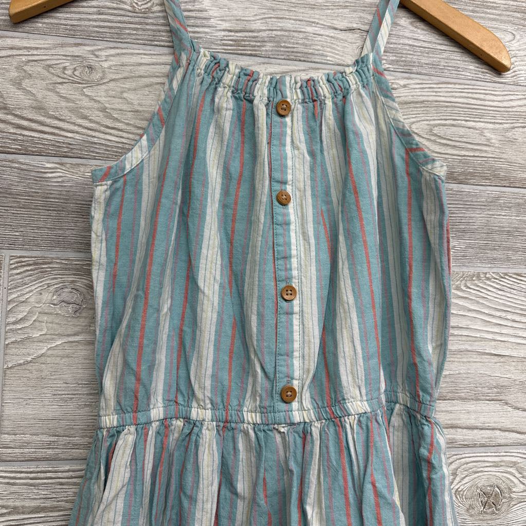 Linen Tank Dress Stripes 14