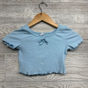 Ribbed Lettuce Trim Shirt 7