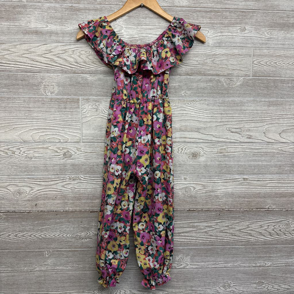Sheer Romper Flowers 6y