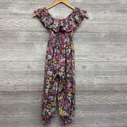 Sheer Romper Flowers 6y