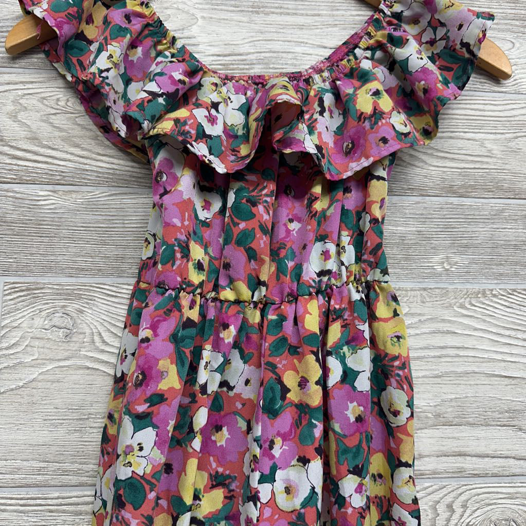 Sheer Romper Flowers 6y