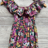 Sheer Romper Flowers 6y