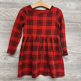 LS Dress Gingham 4t