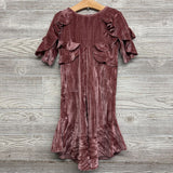 Ruffle Velour Romper 2