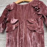 Ruffle Velour Romper 2