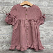 Waffle Knit LS Dress 4t