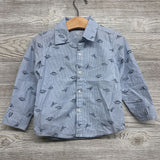 Button Up Shirt Dinosaurs 24M