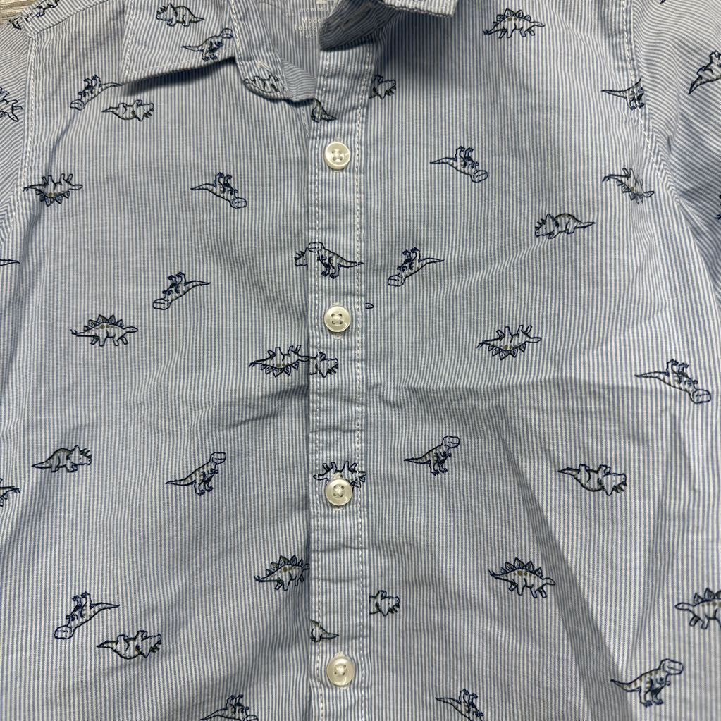Button Up Shirt Dinosaurs 24M