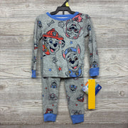 NEW 2 Pc LS PJs Paw Patrol Stars 3T