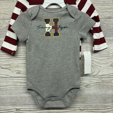 NEW LS Bodysuit Stripes, Bodysuit & Pants 6-9M