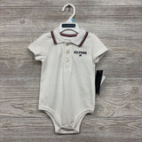 NEW Polo Bodysuit Embroidered Logo 6-9M