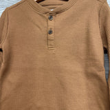 LS Waffle Knit Henley Shirt 4T