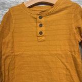 LS Henley Shirt Texture Stripes 3T