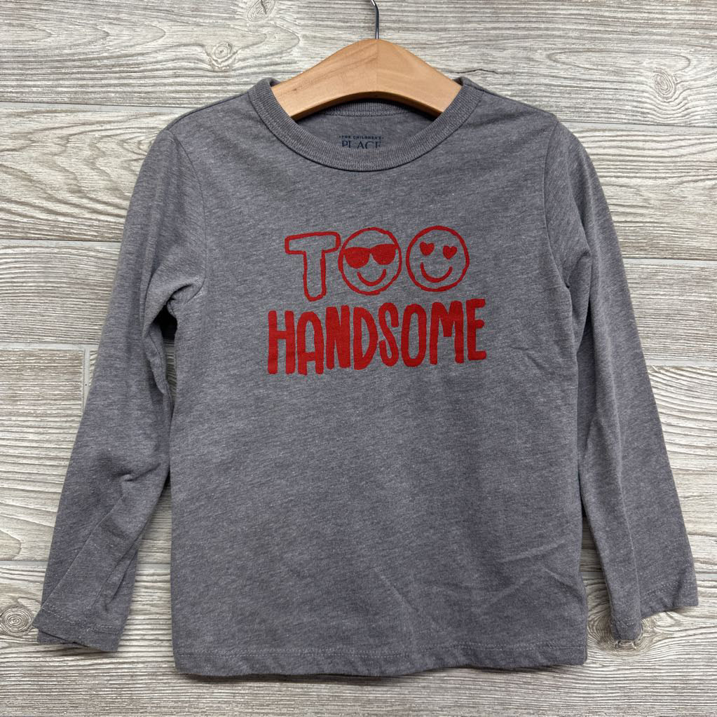 LS Shirt Too Handsome 4T