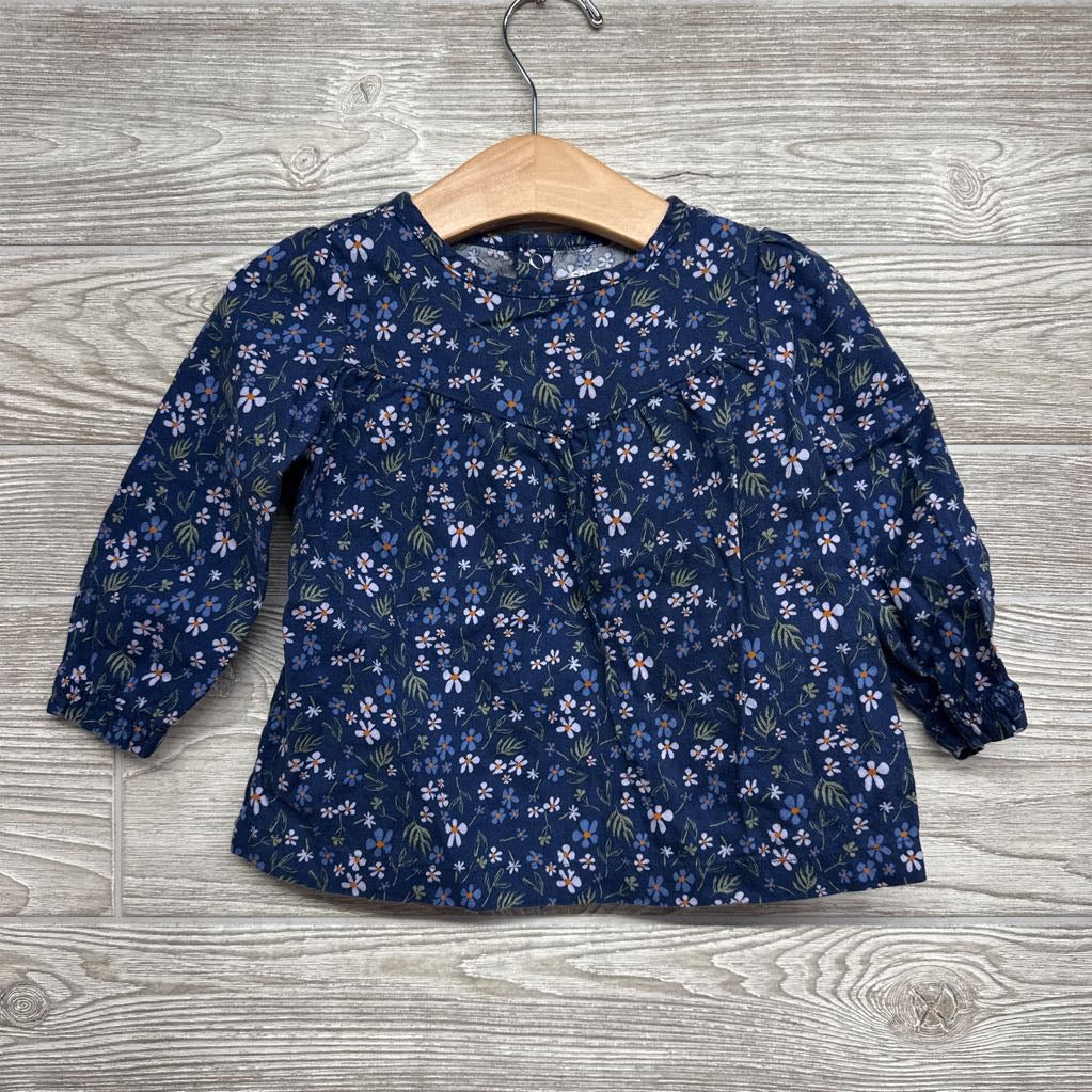 LS Shirt Flowers 18M