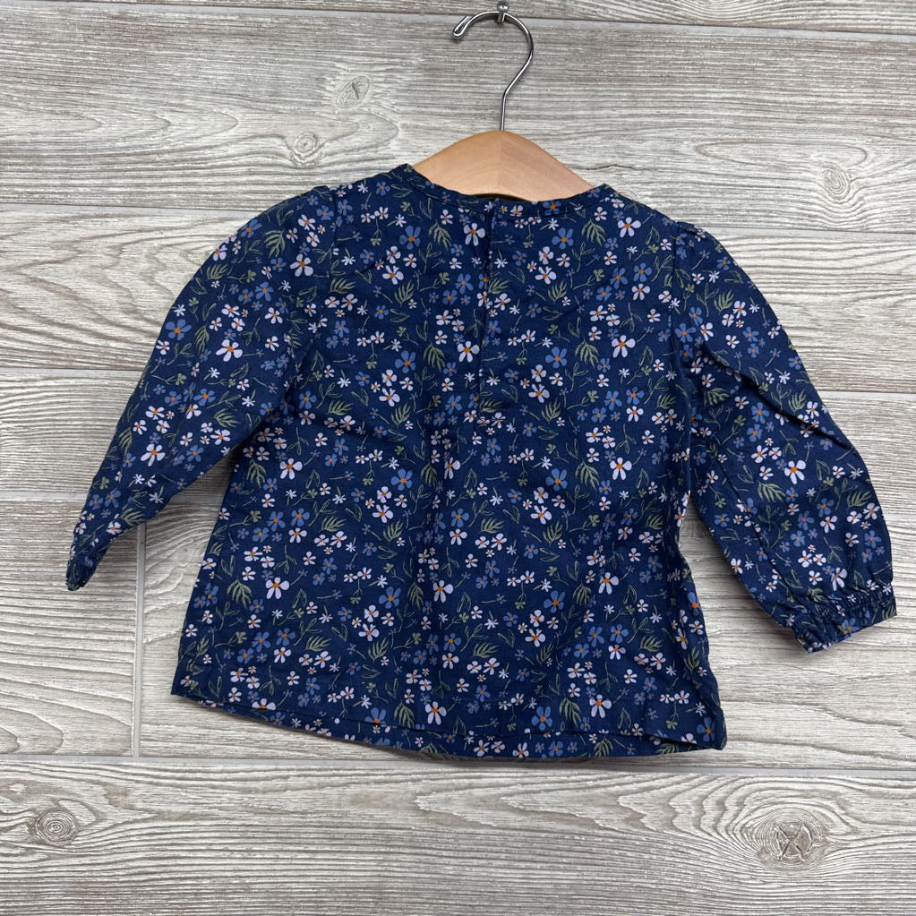 LS Shirt Flowers 18M