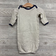 LS PJ Gown Stripes 0-6M