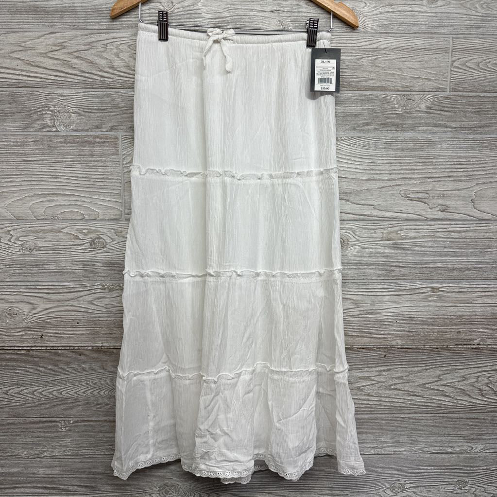 NEW Tiered Skirt Eyelet Trim 14