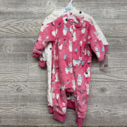 NEW 2 Pc LS Plush Outfits Alpacas Dots 0-3M