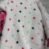 NEW 2 Pc LS Plush Outfits Alpacas Dots 0-3M