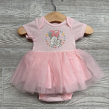 Nw/oT Ribbed Tulle Dress Minnie Mouse NB