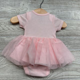 Nw/oT Ribbed Tulle Dress Minnie Mouse NB