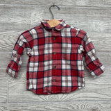 LS Plaid Button Up Shirt 6-12M