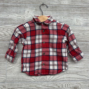 LS Plaid Button Up Shirt 6-12M