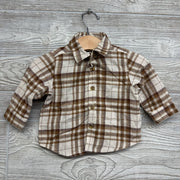 LS Plaid Button Up Shirt 3-6M