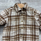 LS Plaid Button Up Shirt 3-6M